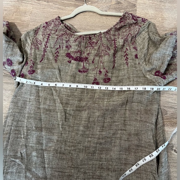 Uncle Frank Linen Blend Beautiful Dress- XL - Picture 6 of 9